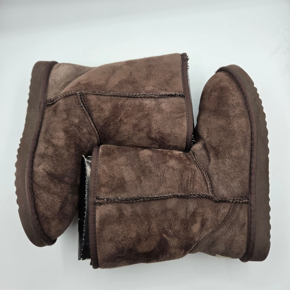 UGG Australia Classic Short 5825 Chocolate Brown Suede Sheepskin Boots Womens 8 - Picture 9 of 10